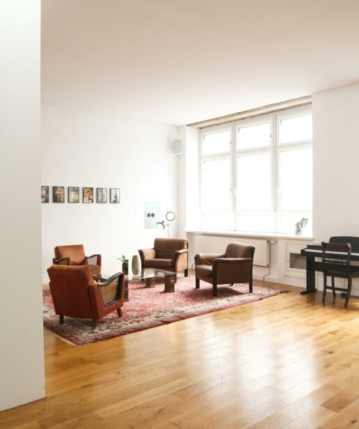 Hard wooden floor