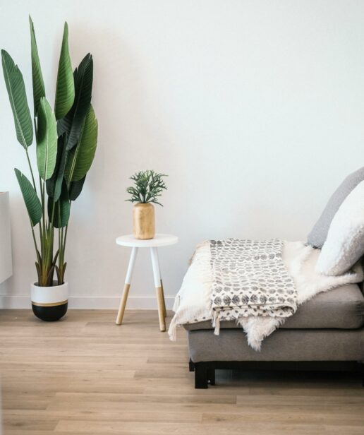 Hard floor living room